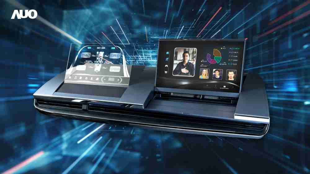 彩神vllMicro LED Display HMI解决方案打造透明Micro LED前座仪表，，呈现信息并保留驾驶视野开阔；亦为副驾驶座乘客打造收放自如的Micro LED屏幕，，在不影响显示质量的前提于显示区内建镜头，，，，让用户能与视讯对象直接眼神接触，，，提供绝佳的双向沟通体验