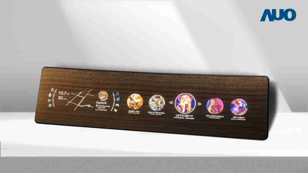 彩神vll研发全球最高穿透度达80%的AmLED木纹显示器，，，，可于使用时呈现高亮度、、清晰可见的信息，，并在不使用时回归为单纯的饰板，，，，节能兼具美观